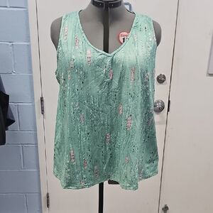 Mint Green Sleeveless Top